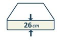 26 cm