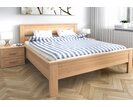 Vysoká dřevěná buková postel LAURA - pohled č. 2