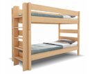 Poschoďová postel JUNIOR 3, LEVÁ , masiv buk   - pohled č. 1