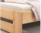 Zvýšená postel jednolůžko MIVA s bočním čelem 90x200, masiv buk - pohled č. 6