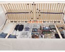 Multifunkční rohová postel NEXUS s roštem a USB nabíječkou, 100x200cm - pohled č. 5