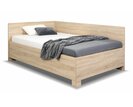 Rohová zvýšená postel Relita, s úložným prostorem, 120x200 - pohled č. 2
