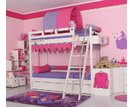 Palanda z masivu DOMINO D906 - RF, masiv smrk - bílá - pohled č. 3