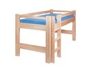 Zvýšené jednolůžko - dětská zvýšená postel 90x200 LUCAS, masiv buk - pohled č. 1