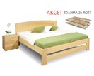 Postel dvoulůžko s rošty Justina, masiv buk - pohled č. 9