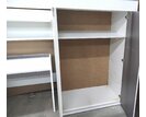 Dvoudvéřová celošatní skříň Dori, lamino modrá - pohled č. 2