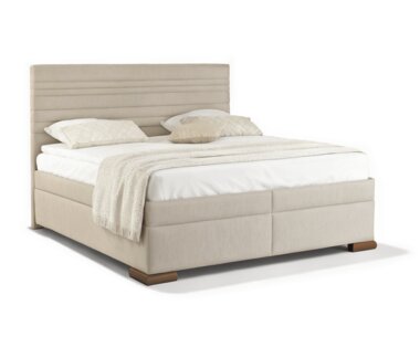 Americká postel boxspring NUVIA, s matracemi a úložným prostorem
