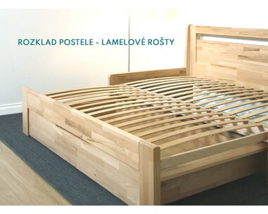Rozkládací postel TANDEM PLUS Pravá - oblá - pohled č. 4