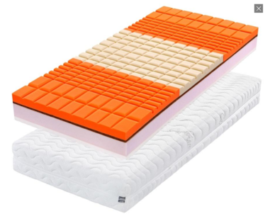 Tvrdá matrace ROMANTIKA KAŠMÍR 1+1 Zdarma, 20cm, 150kg - pohled č. 1