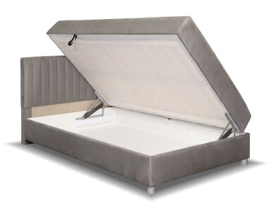 Postel boxspring s úložným prostorem NOVO - hlavové čelo, 120x200cm - pohled č. 3