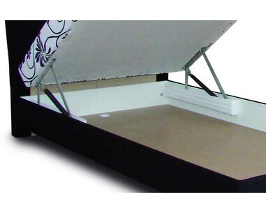 Zvýšená čalouněná postel Zapa 110x200, s úložným prostorem  - pohled č. 3