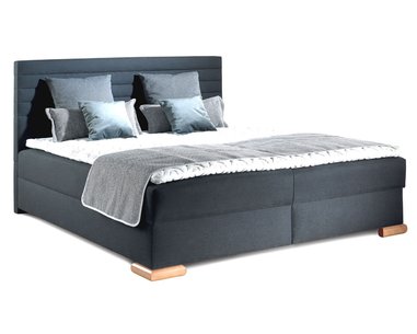 Americká postel boxspring s úložným prostorem CORALO - pohled č. 1