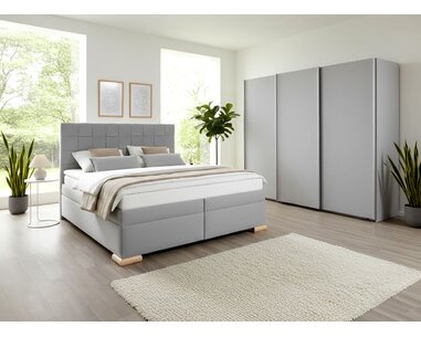Americká postel boxspring GIARDINO 200x200, s úložným prostorem - pohled č. 3
