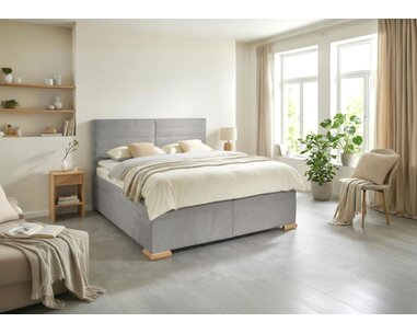 Americká postel boxspring LUCIA 200x200, s úložným prostorem  - pohled č. 2