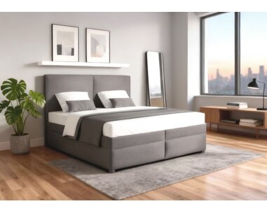 Americká postel boxspring MARCO 200x200, s úložným prostorem - pohled č. 2