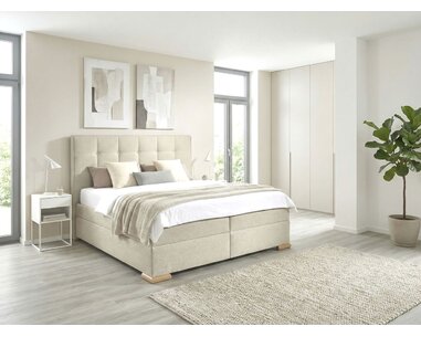 Americká postel boxspring MURANO 200x200cm, s úložným prostorem  - pohled č. 2