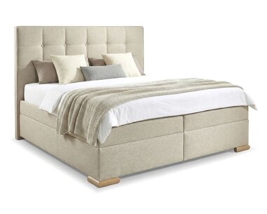 Americká postel boxspring MURANO 200x200cm, s úložným prostorem  - pohled č. 1