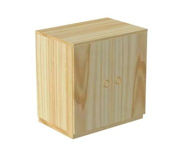 Komoda 2-dvířková D412-Domino - pohled č. 1