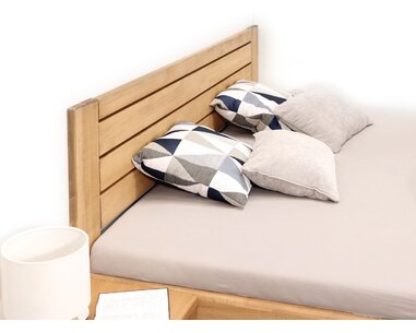 Postel dvoulůžko z masivu Esprit 200x200, masiv buk - pohled č. 3