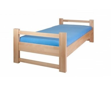 Postel jednolůžko 90x200 LUCAS, masiv buk - pohled č. 1