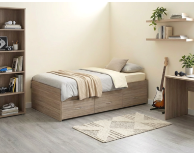 Vyvýšená válenda s úložným prostorem BETA, 90x200cm - pohled č. 3