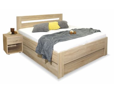 Postel s úložným prostorem Lada, 120x200 - pohled č. 1