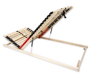 Vyklápěcí lamelový rošt DOUBLE NV XXL - čelní výklop, 150kg, 100x200 - pohled č. 1