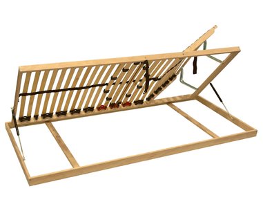 Vyklápěcí polohovací rošt DOUBLE BVH, boční výklop, 120x200, pravý - pohled č. 1