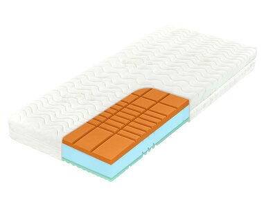 Měkká zdravotní matrace BEZVA BINGO SOFT 1+1 Zdarma, 20cm, 130kg, líná pěna - pohled č. 3