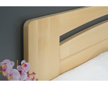 Zvýšená postel s úložným prostorem Riči, 180x210, masiv buk - pohled č. 3