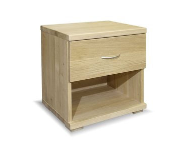 Noční stolek Bára 1 zásuvkový, masiv dub - pohled č. 1