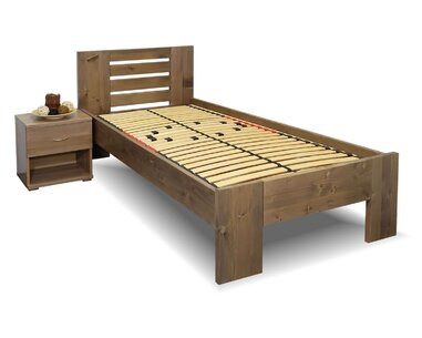 Zvýšená postel ROSA, masiv smrk, 90x200 - pohled č. 2