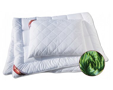 Celoroční ložní set ALOE VERA - polštář 70x90cm a přikrývka 135x200cm - pohled č. 1