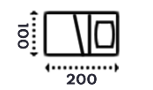 Patrové postele a palandy 100x200 cm