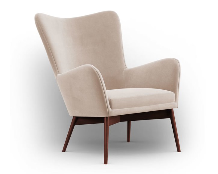 Designové čalouněné křeslo BREEZE clean cut - pohled č. 1