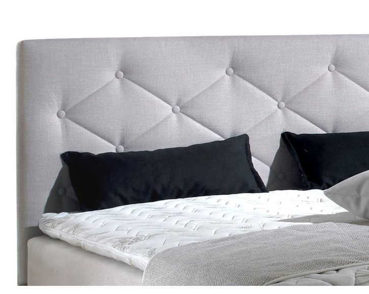 Americká postel boxspring s úložným prostorem DIVA - pohled č. 3
