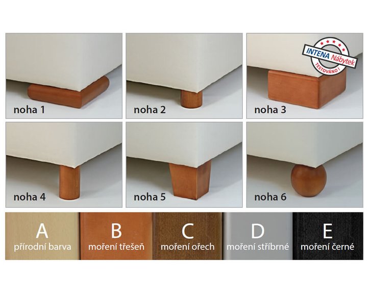 Americká postel boxspring s úložným prostorem DIVA - pohled č. 6