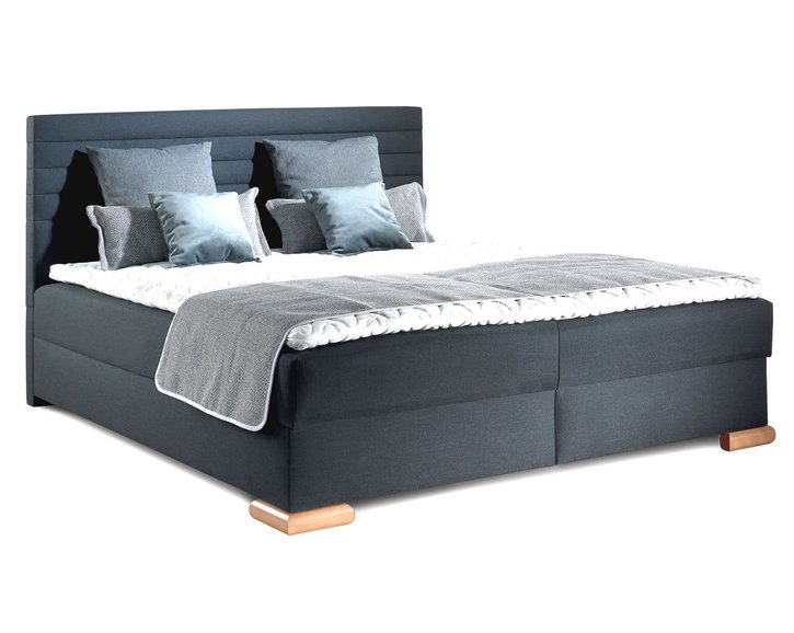 Americká postel boxspring s úložným prostorem CORALO - pohled č. 1