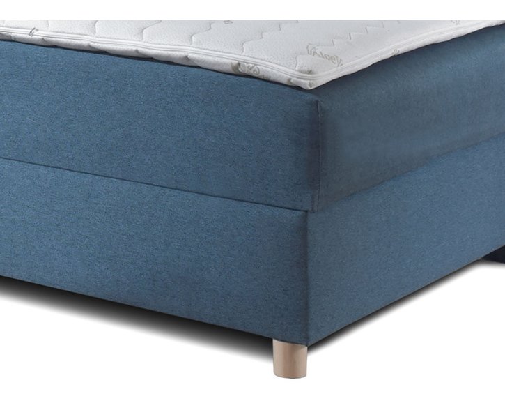 Rohová postel boxspring s úložným prostorem NOVO s čely - pohled č. 4