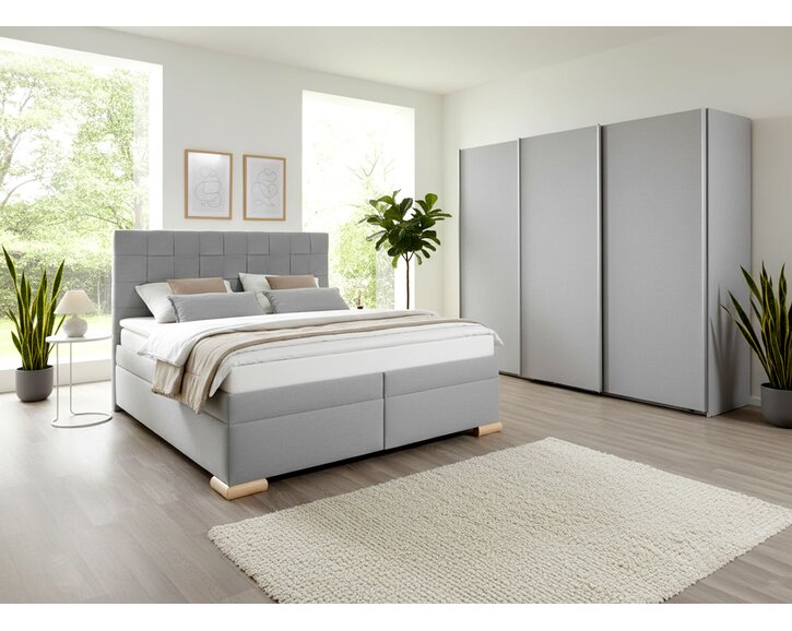 Americká postel boxspring GIARDINO, s úložným prostorem - pohled č. 3