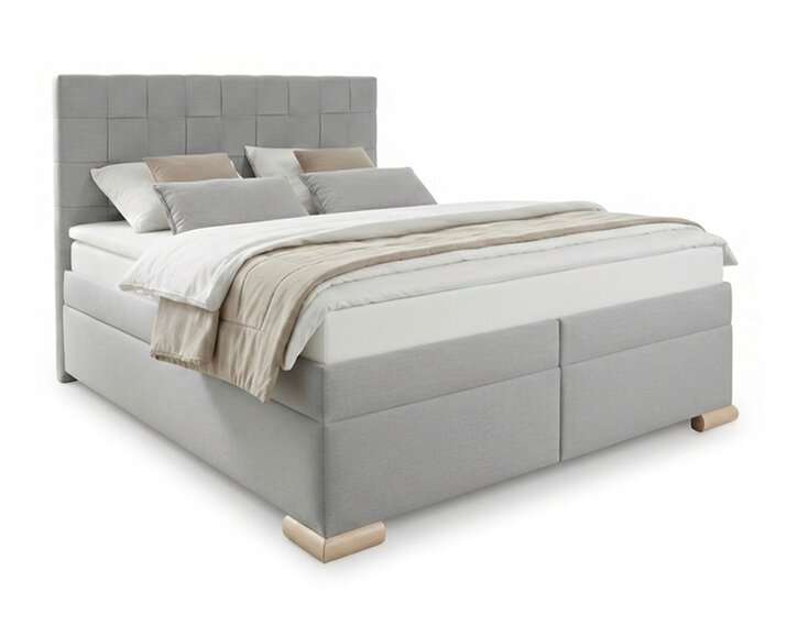 Americká postel boxspring GIARDINO, s úložným prostorem - pohled č. 2