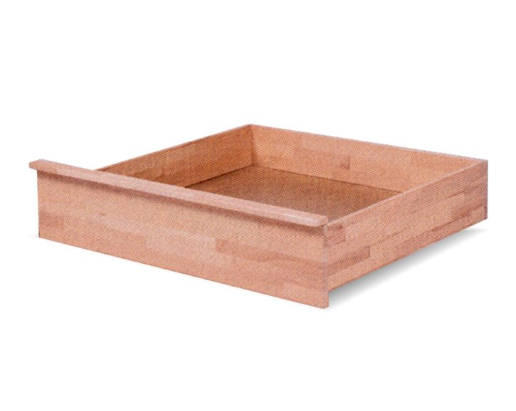 Úložný prostor 1/2, masiv buk, 20 cm - pohled č. 1