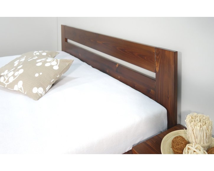 Jednolůžková postel s roštem Berni, 80x200, 90x200, masiv smrk - pohled č. 4